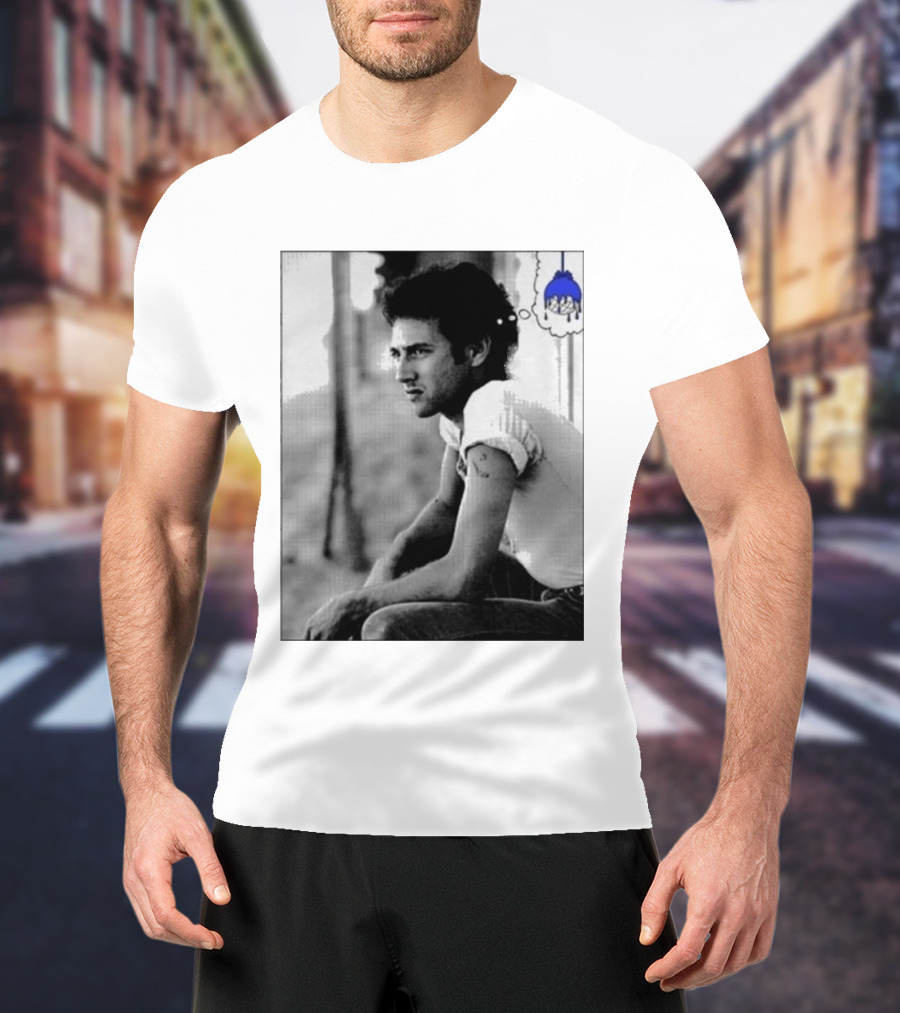 Jack White Hollywood Palladium Los Angeles CA Mon September 28th 2026 Contemplative Man With Blue Thinking Cloud T-Shirt