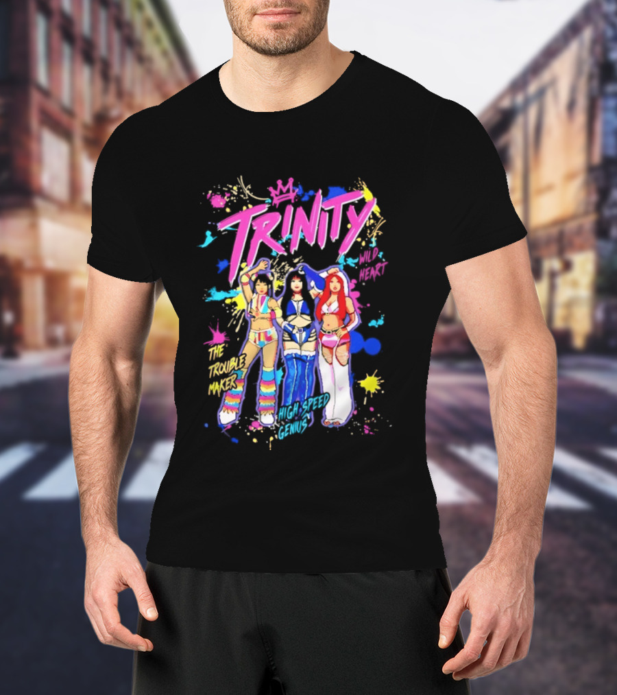 Trinity Wild Heart The Trouble Maker High Speed Genius Trio T-Shirt