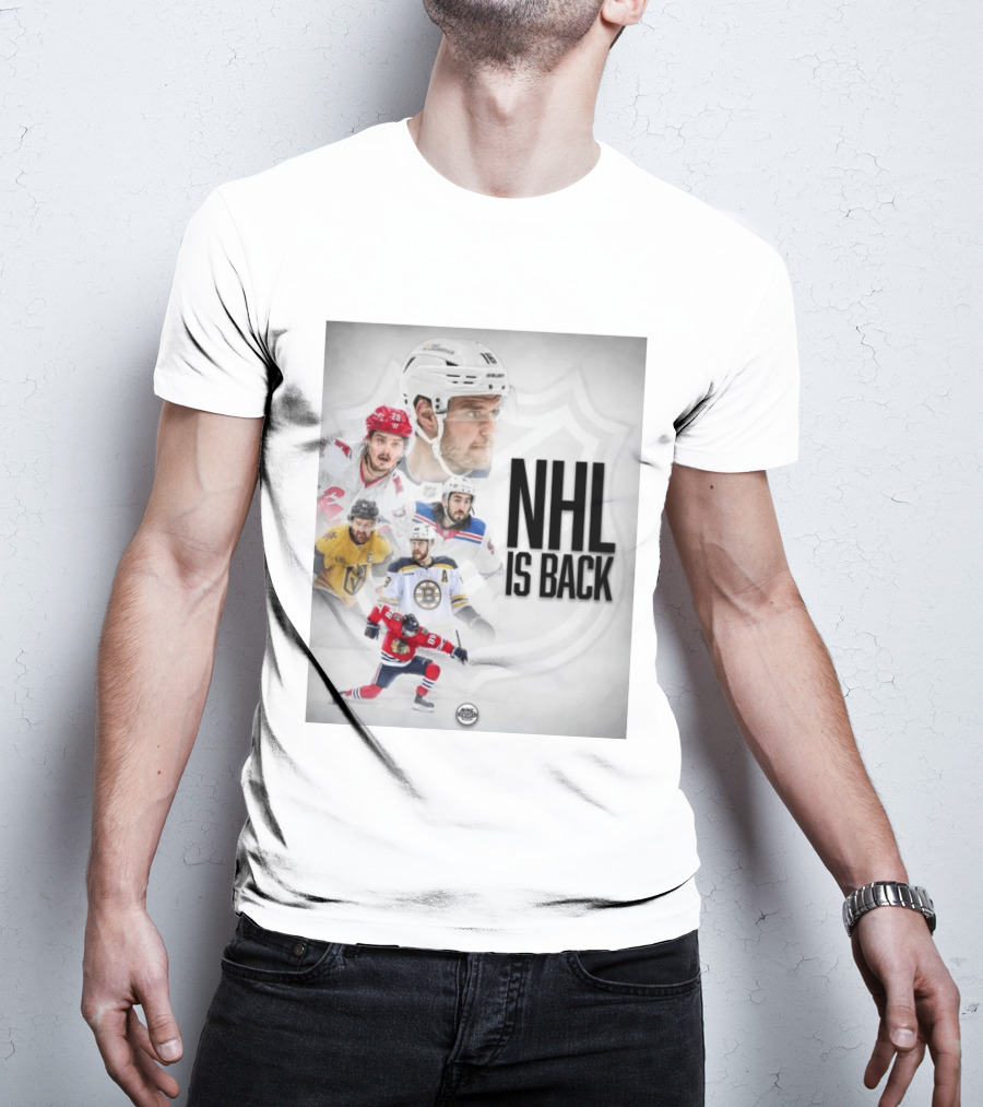 NHL 2026 2027 Is Back Featuring Iconic Players And Teams Like Boston Vegas Florida Carolina T-Shirt