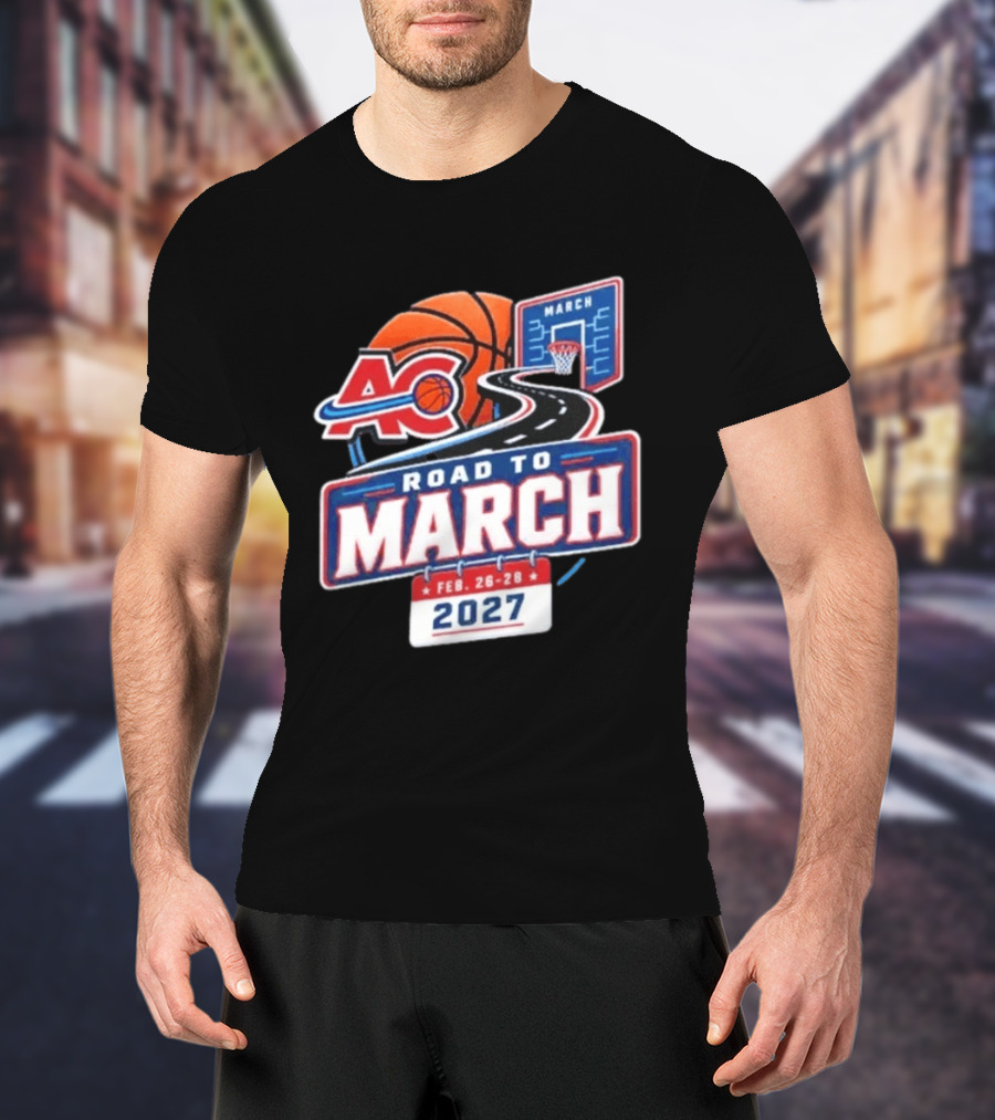 ACB Basketball Feb 26 28 Road To March 2027 T-Shirt