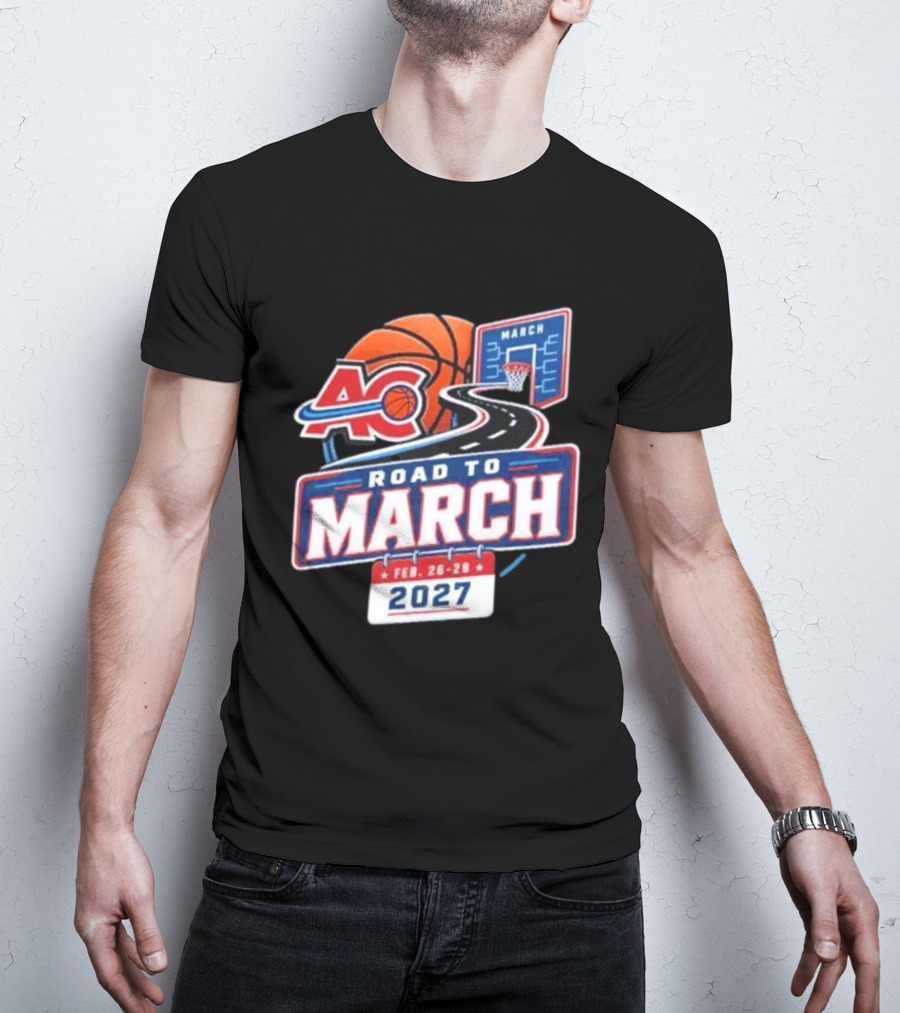 ACB Basketball Feb 26 28 Road To March 2027 T-Shirt