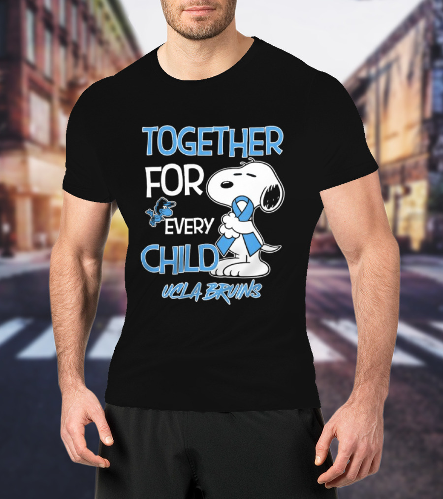 TOGETHER FOR EVERY CHILD Snoopy UCLA Bruins T-Shirt