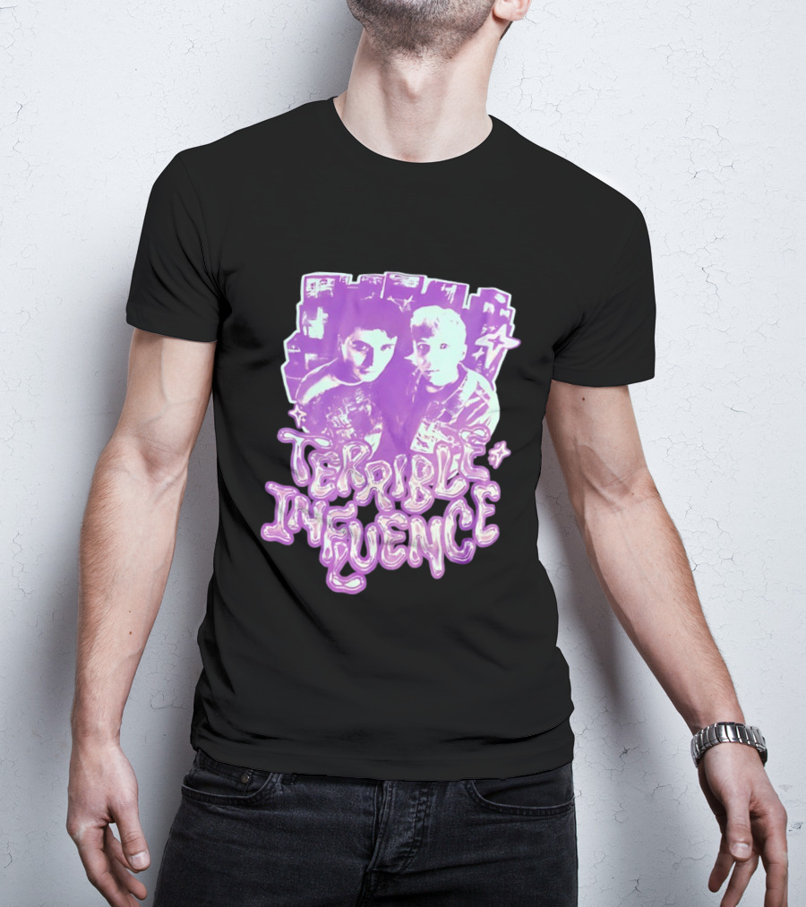 Dan And Phil Terrible Influence Purple Aesthetic T-Shirt