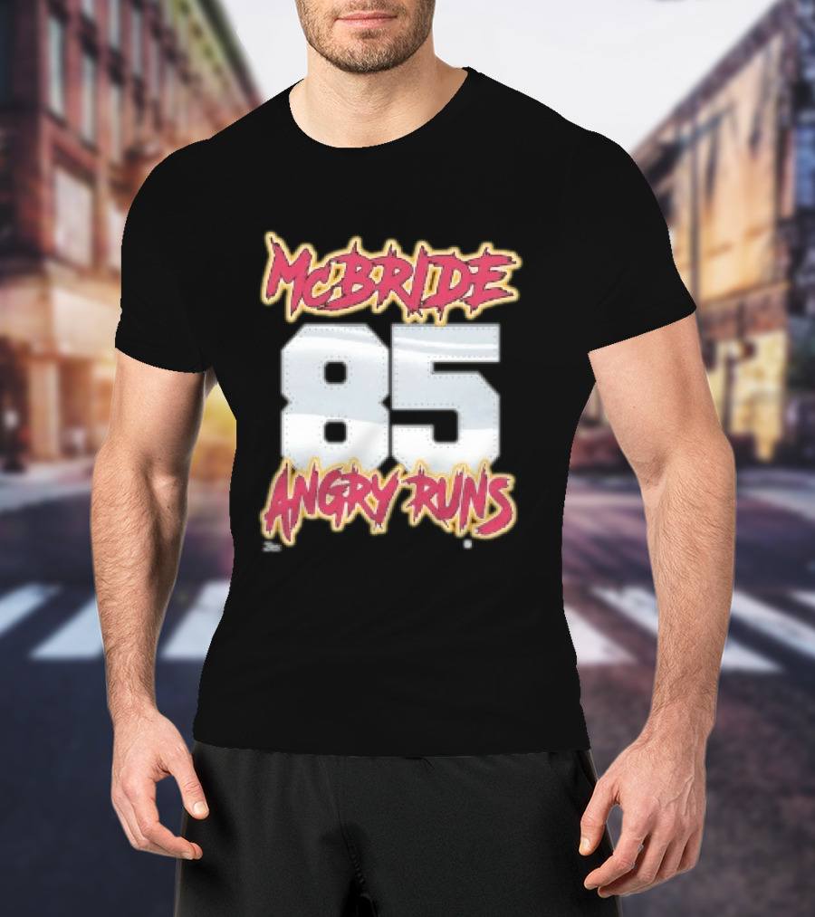McBride 85 Angry Runs Arizona Cardinals 2026 T-Shirt