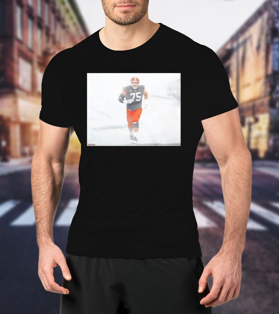 Joel Bitonio Cleveland Browns Number 75 Football Legends T-Shirt