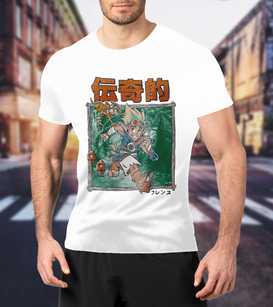 Legendary Adventure Jak And Daxter Jungle Run Orange Eggs T-Shirt