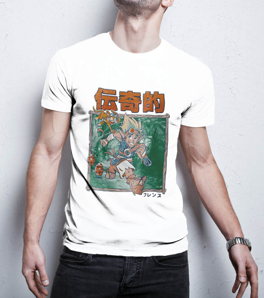Legendary Adventure Jak And Daxter Jungle Run Orange Eggs T-Shirt