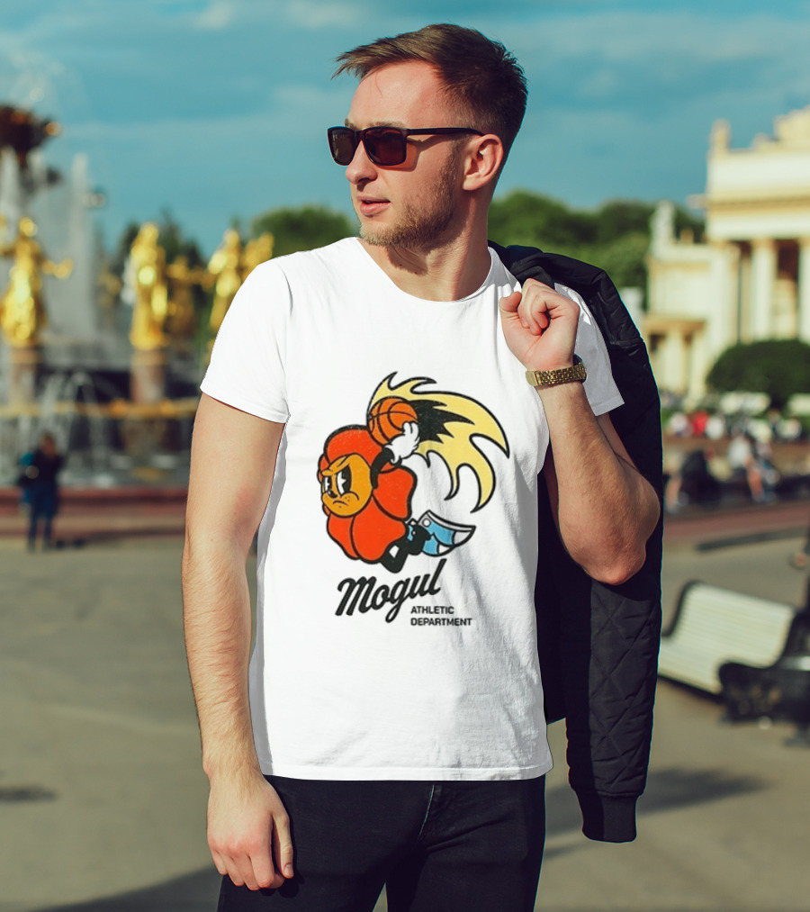 Mogul Athletic Department Dunking Character Basketball T-Shirt