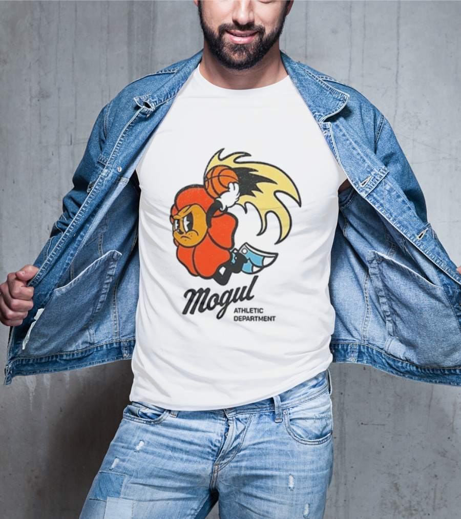 Mogul Athletic Department Dunking Character Basketball T-Shirt