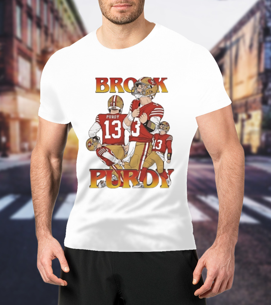 Brock Purdy San Francisco 49ers Number 13 Quarterback Football Player T-Shirt