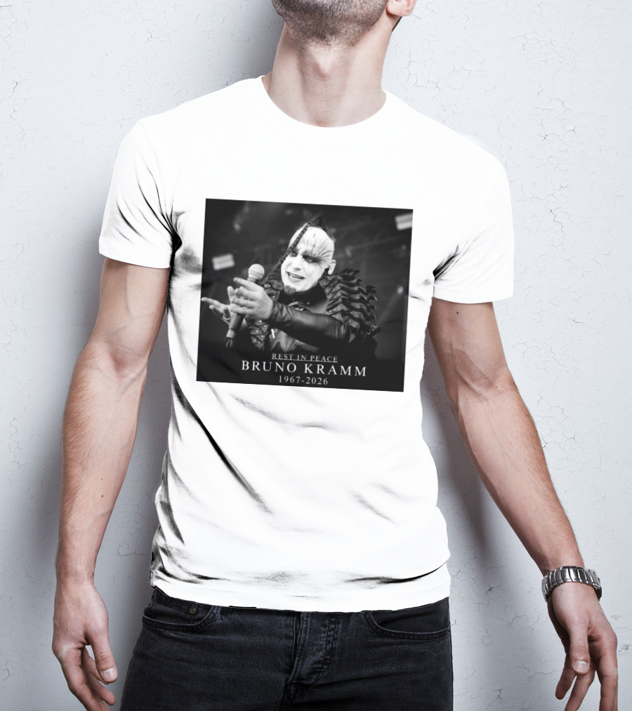 Rest In Peace Bruno Kramm 1967 2026 Musician Tribute Memorial T-Shirt