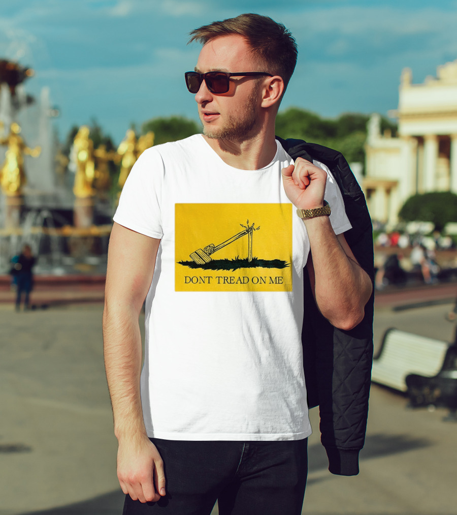 Destroyed Flock Camera Don't Tread On Me T-Shirt