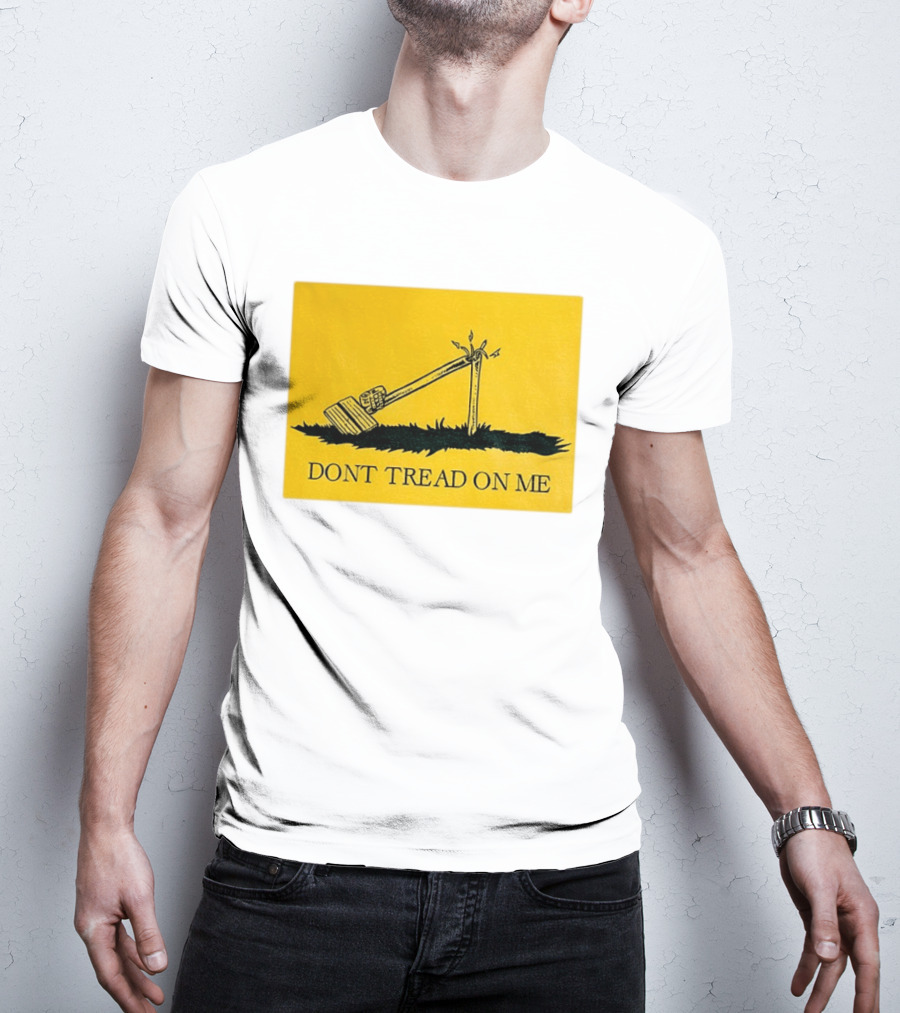 Destroyed Flock Camera Don't Tread On Me T-Shirt