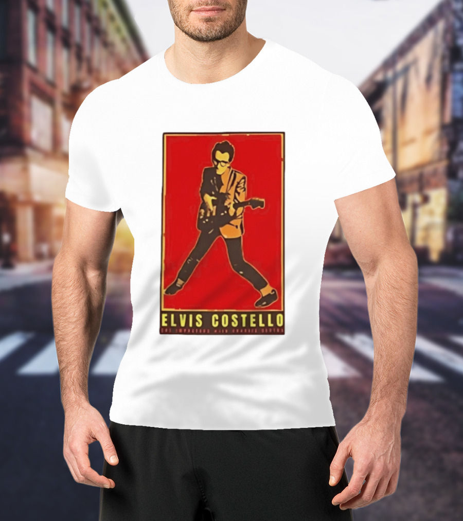 Elvis Costello And The Im S With Charlie Sexton Vintage Music T-Shirt