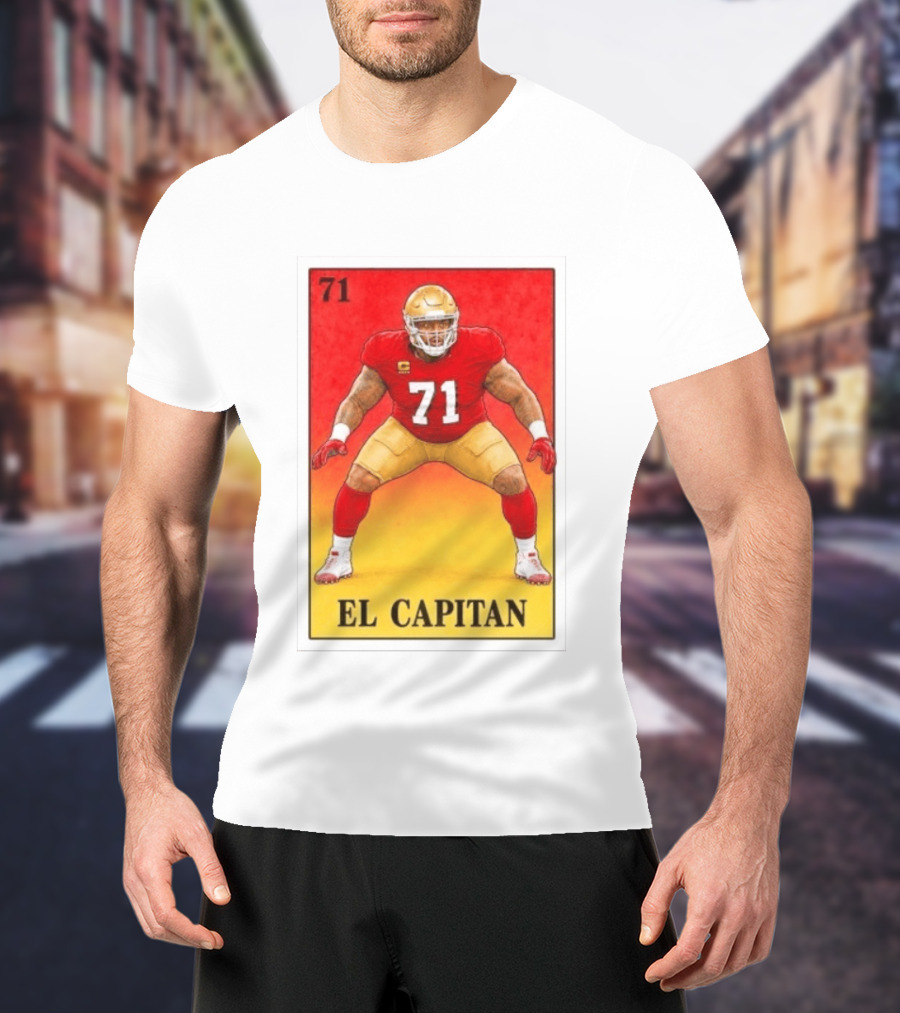 San Francisco 49ers 71 El Capitan Loteria Card NFL Football T-Shirt