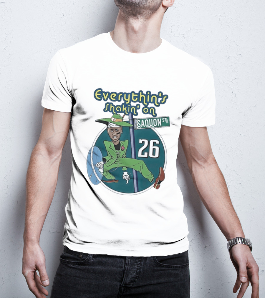 Saquon Barkley Everythin's Shakin' On Saquon St 26 T-Shirt