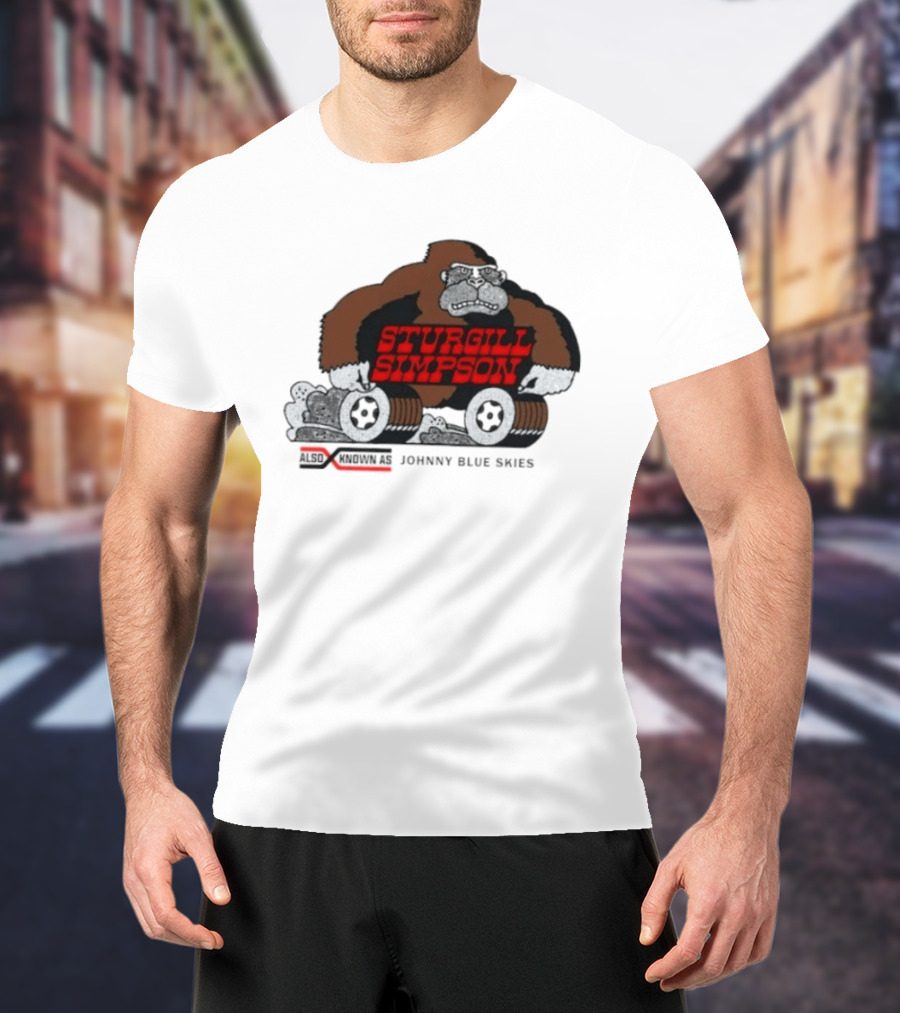 Sturgill Simpson Johnny Blue Skies Monster Truck Madness T-Shirt