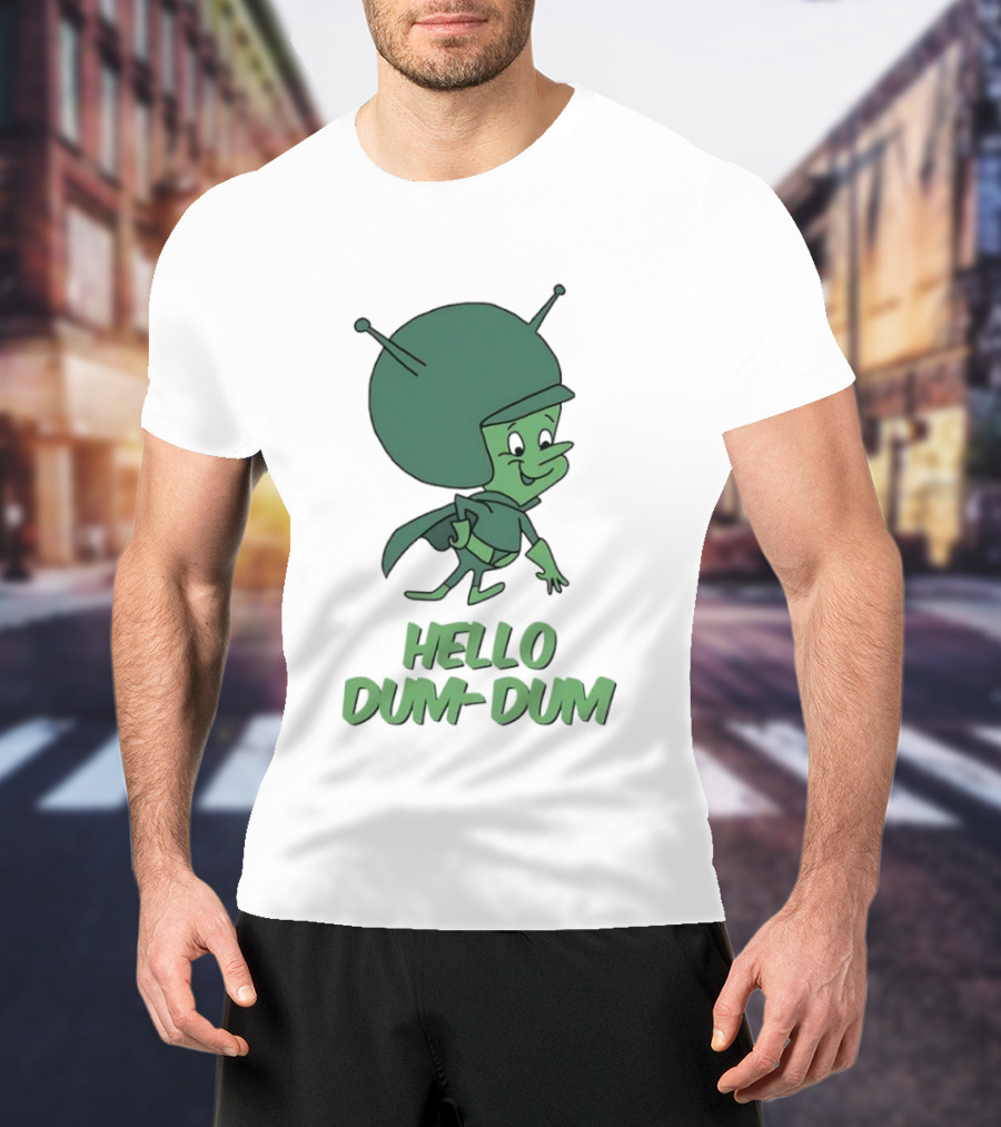 The Great Gazoo Hello Dum Dum Catchphrase The Flintstones Alien T-Shirt