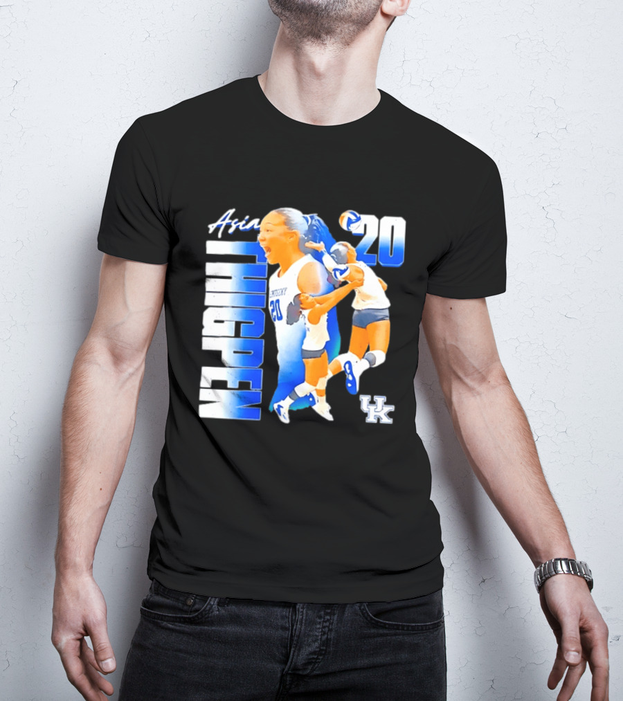 Asia Thigpen Kentucky Volleyball 20 UK Wildcats T-Shirt