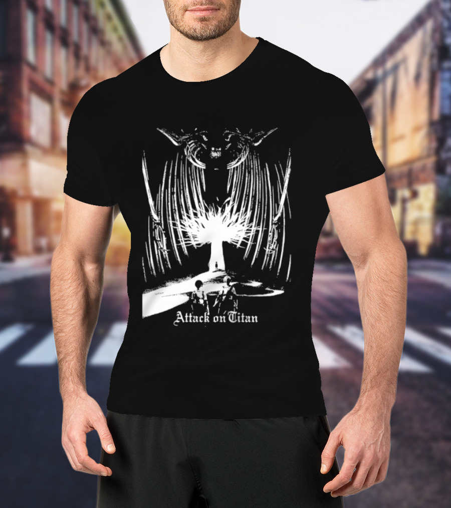 Attack On Titan Paths And Founding Titan Eren Jaeger Yggdrasil Tree T-Shirt