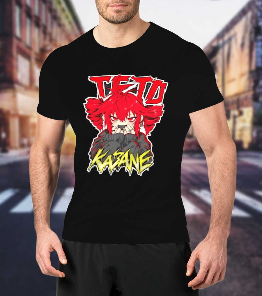Teto Kasane Vocaloid Anime Manga Character Fan T-Shirt
