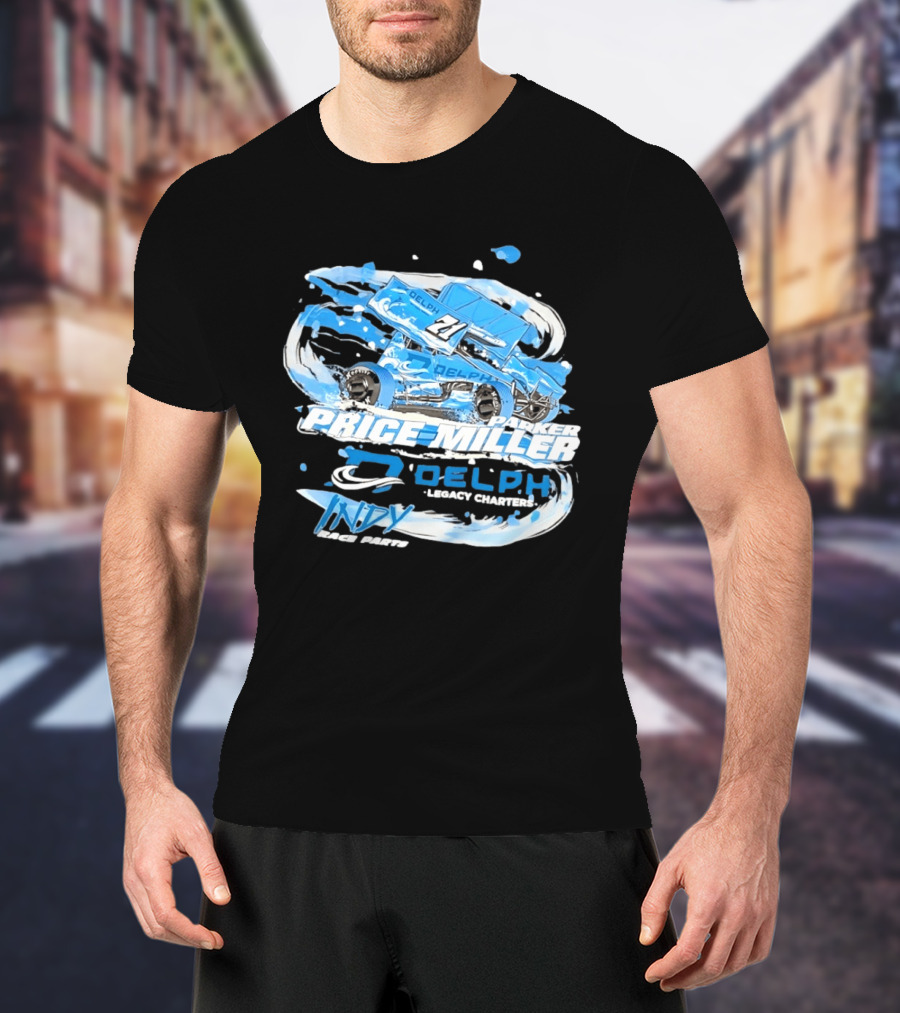 Parker Price Miller Delph Legacy Charters 21 Indy Race Parts Sprint Car T-Shirt