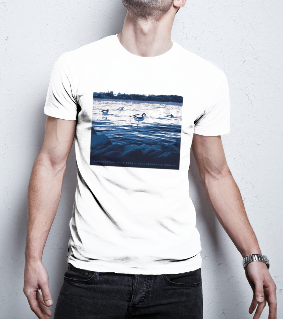 Donnerstag 01.10.2026 Columbiahhalle Berlin Death Cab For Cutie Birds By Water T-Shirt