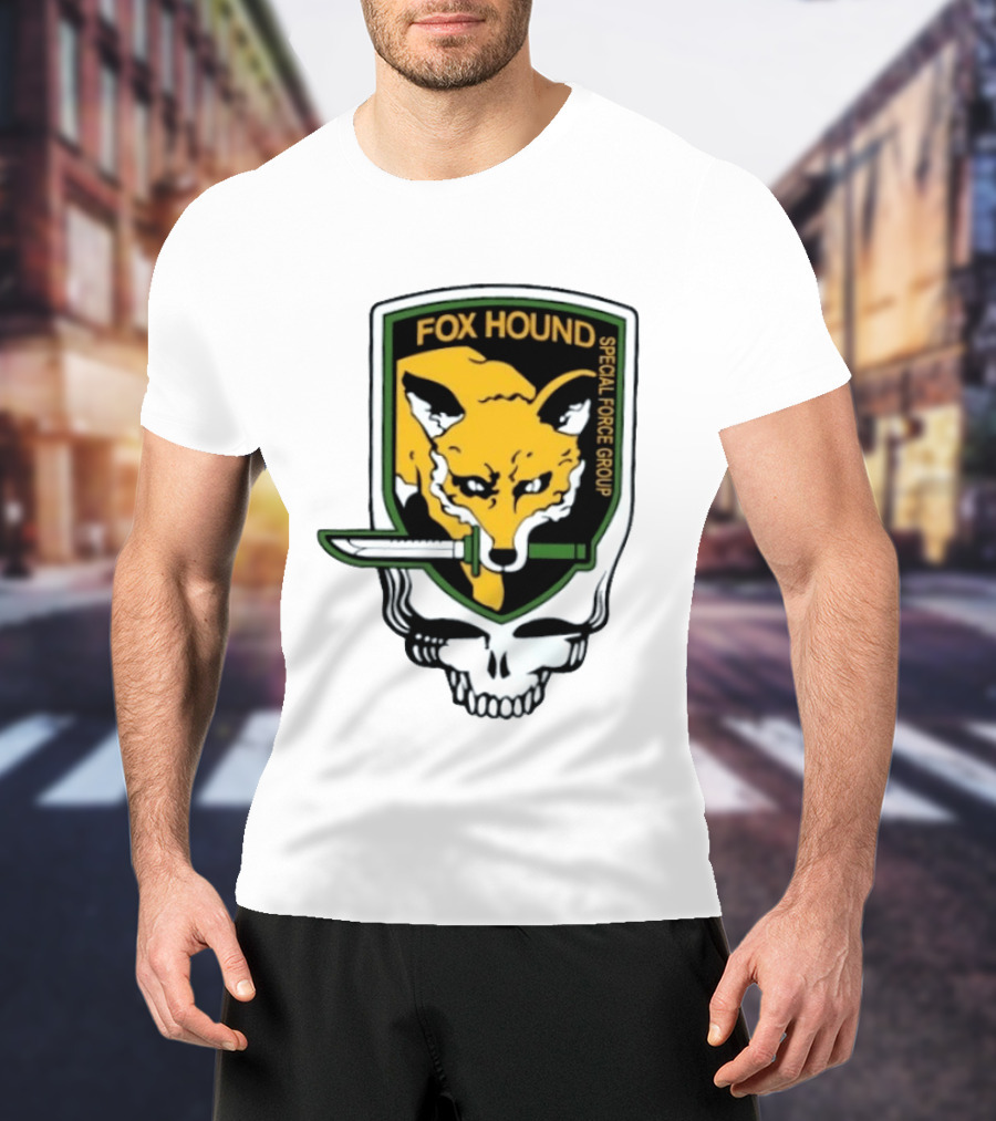 Fox Hound Special Force Group Grateful Dead Steal Your Face Patch T-Shirt