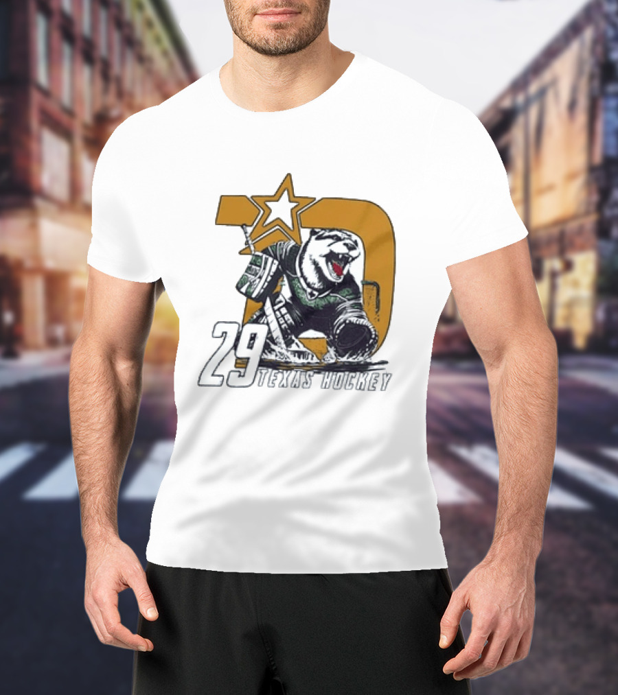 Texas Hockey Otter 29 Dallas Stars T-Shirt