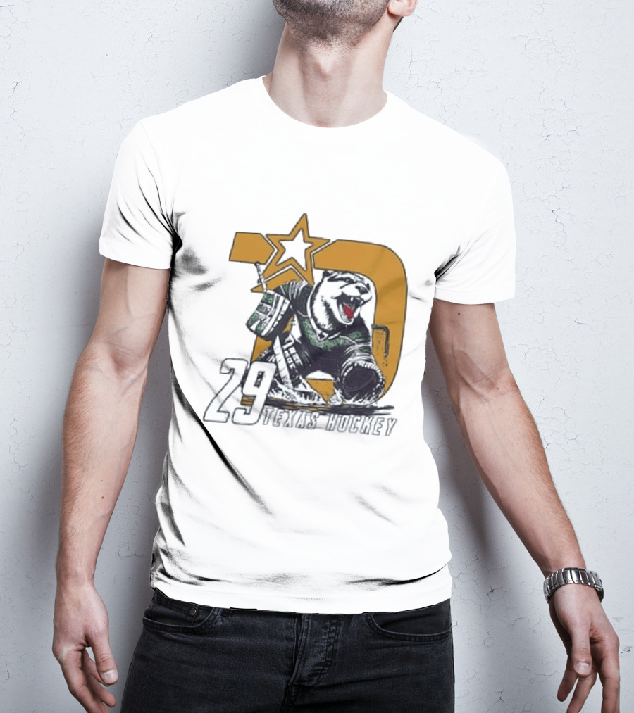 Texas Hockey Otter 29 Dallas Stars T-Shirt