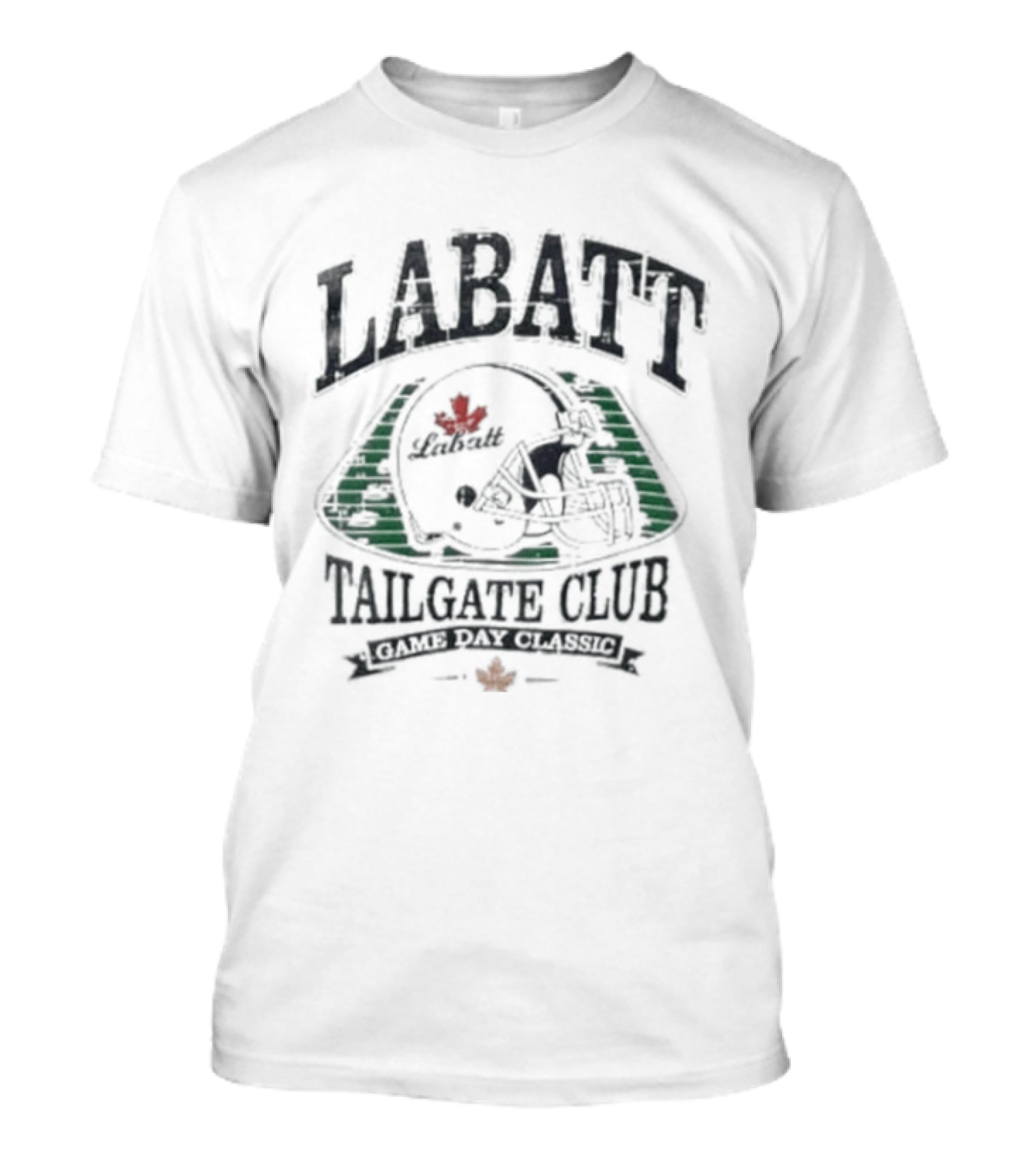 Labatt Tailgate Club Game Day Classic Football Maple Leaf Helmet T-Shirt