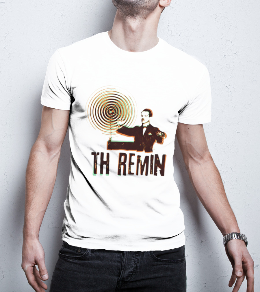 Theremin Electronic Music Leon Theremin Playing Instrument T-Shirt