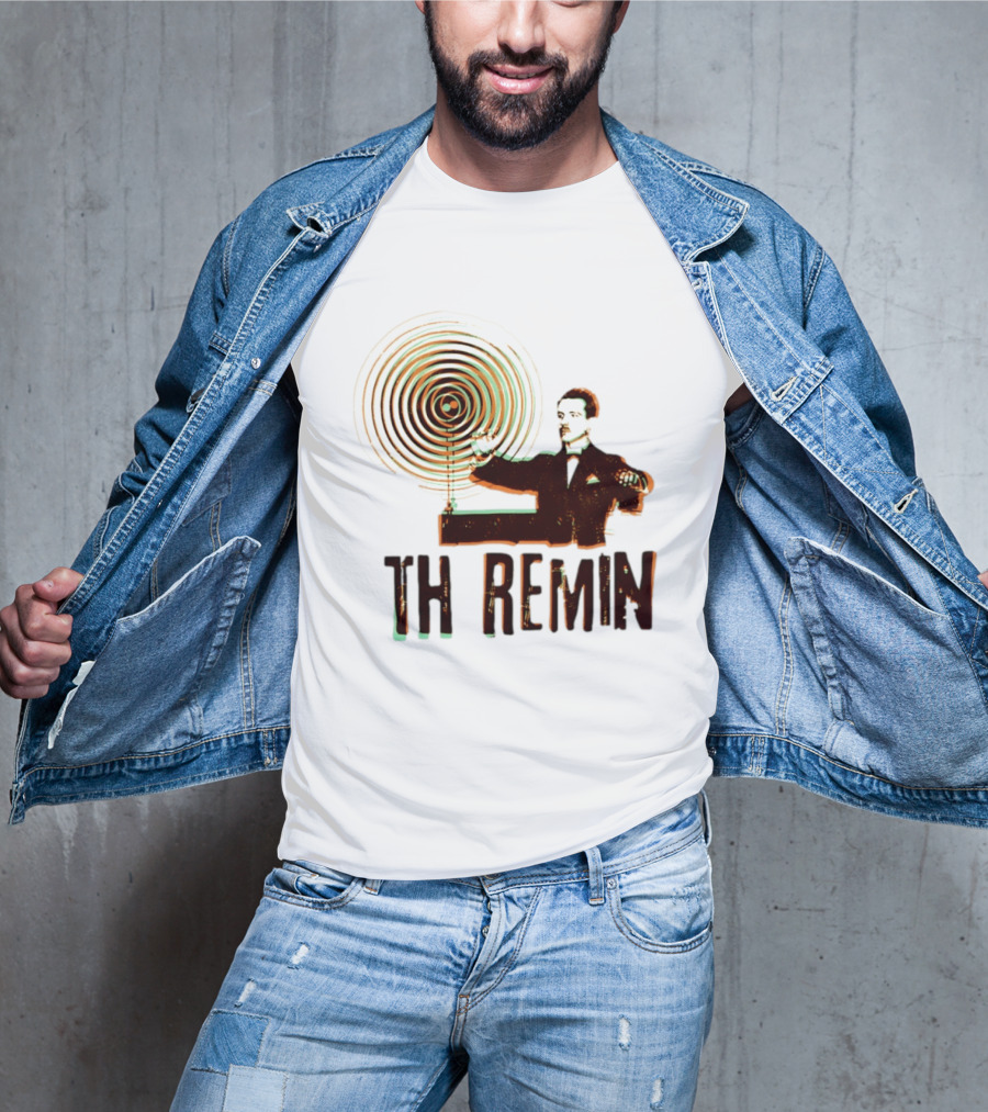 Theremin Electronic Music Leon Theremin Playing Instrument T-Shirt