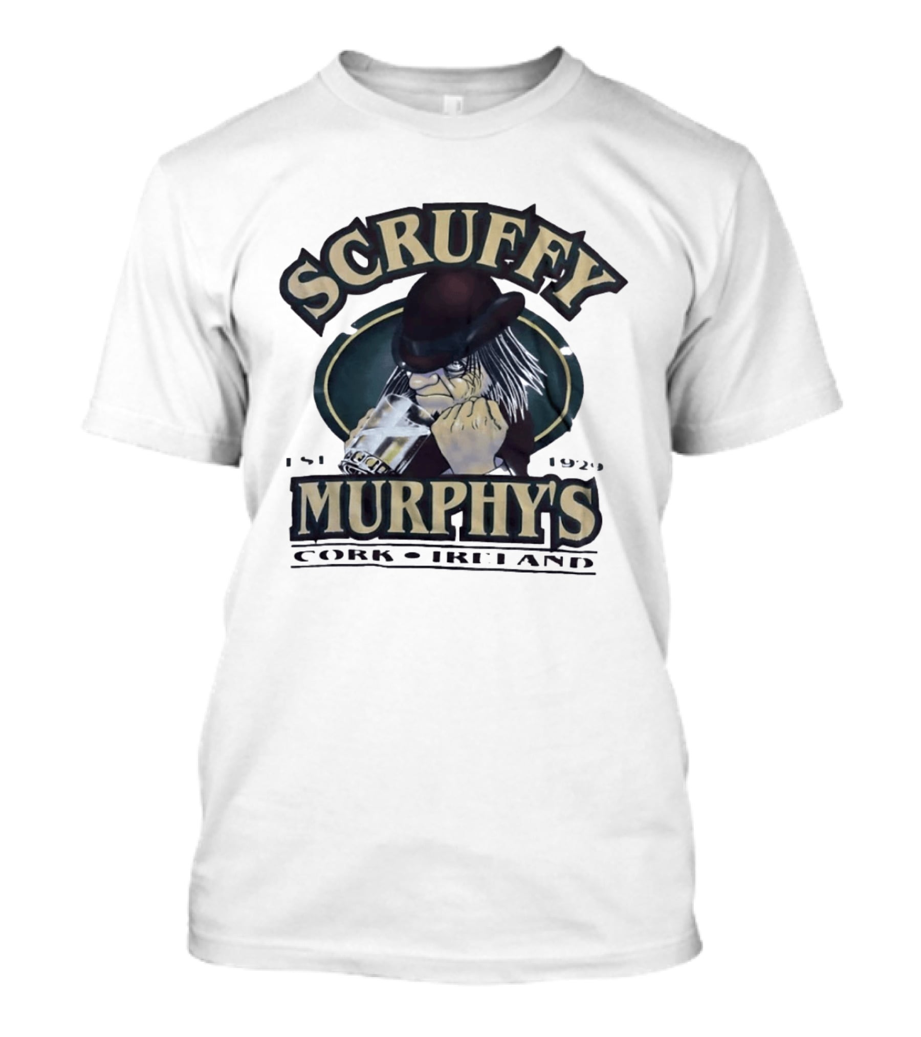 Scruffy Murphys Cork Ireland Est 1929 Irish Pub Vintage Character With Beer T-Shirt