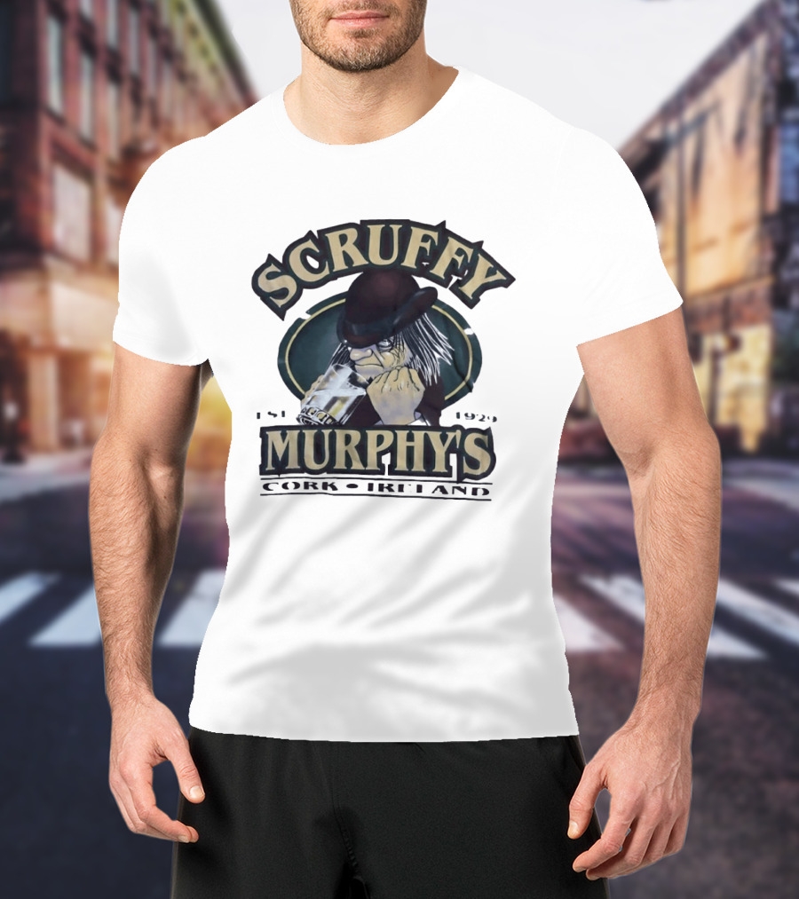Scruffy Murphys Cork Ireland Est 1929 Irish Pub Vintage Character With Beer T-Shirt