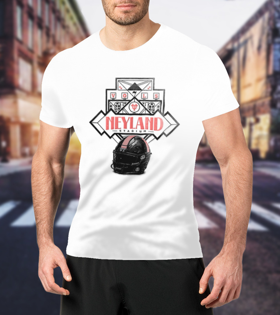 Vols Neyland Stadium UT Helmet T-Shirt