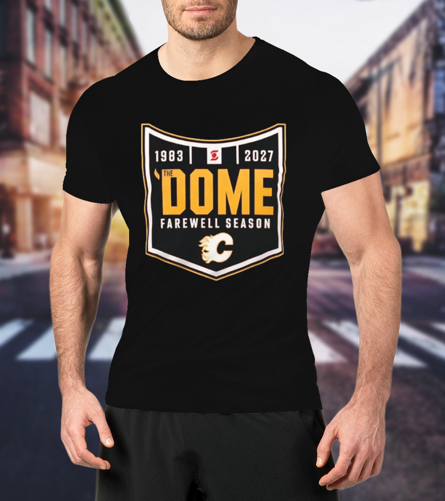 Calgary Flames The Dome Farewell Season 1983 2027 T-Shirt