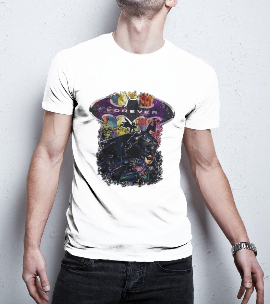 Batman Forever Gotham Robin DC Comics Superhero Action Adventure T-Shirt