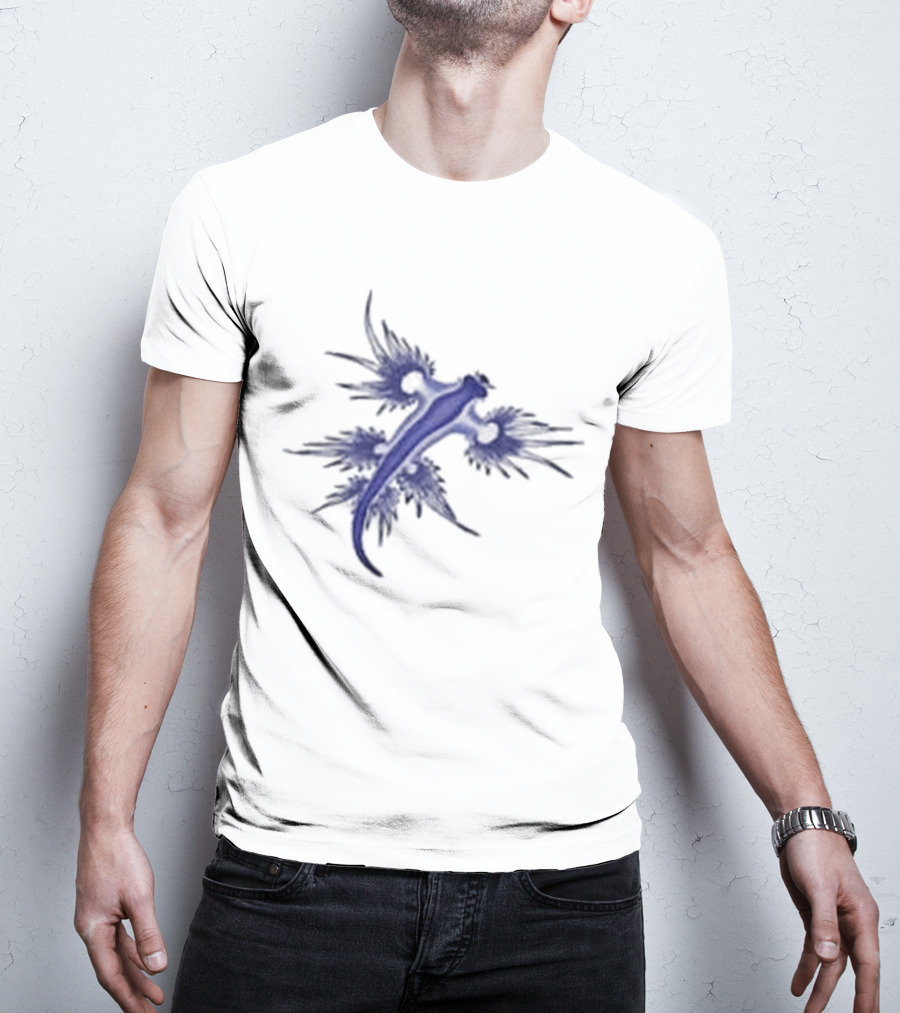 Blue Dragon Sea Slug Glaucus Atlanticus Nature Beauty T-Shirt