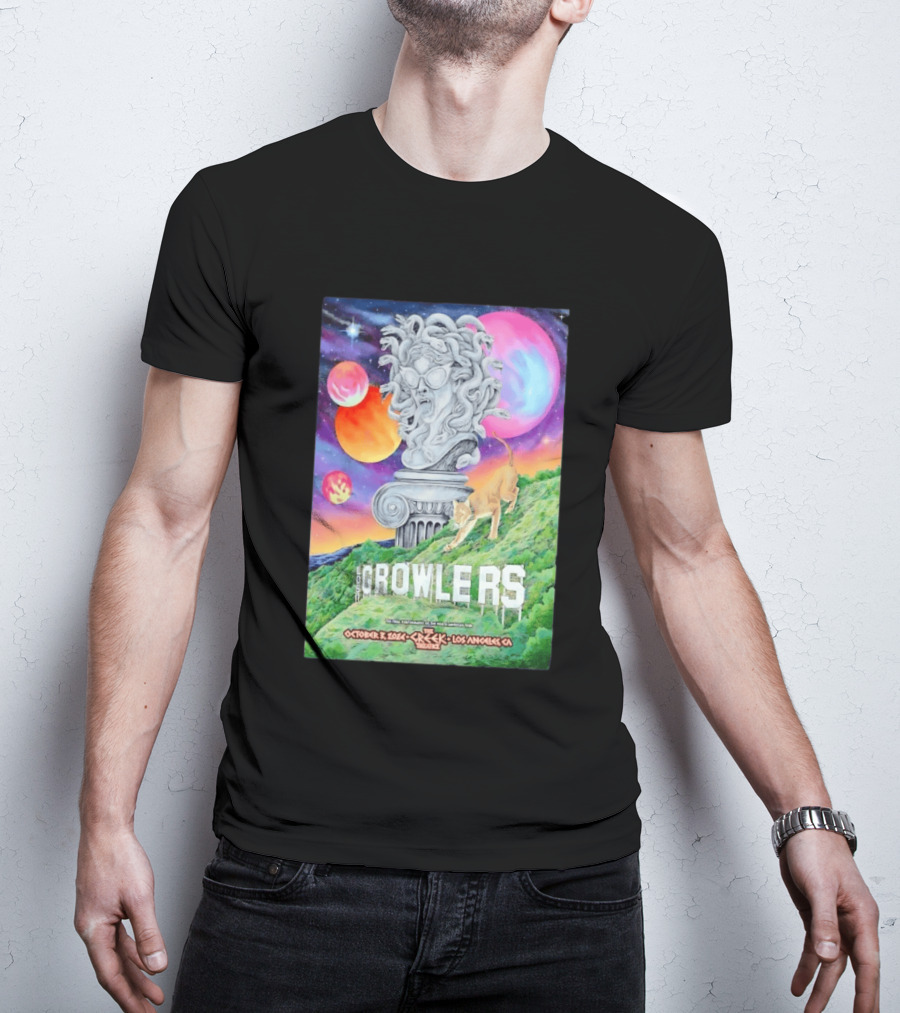 Los Growlers Final Performance Greek Theatre Los Angeles October 3 2024 Statue And Lion T-Shirt