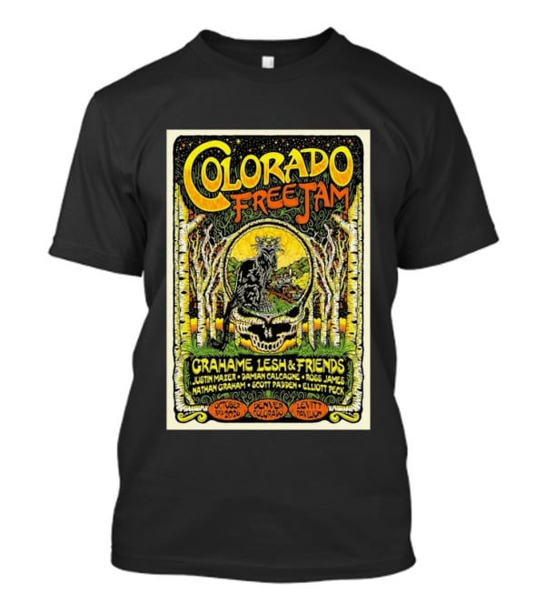 Colorado Free Jam Grahame Lesh & Friends October 3 2026 Levitt Pavilion Denver CO T-Shirt
