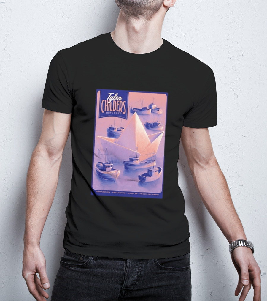 Tyler Childers Snipe Hunt Climate Pledge Arena Seattle Washington October 3 2026 With Special Guest Vermescal T-Shirt