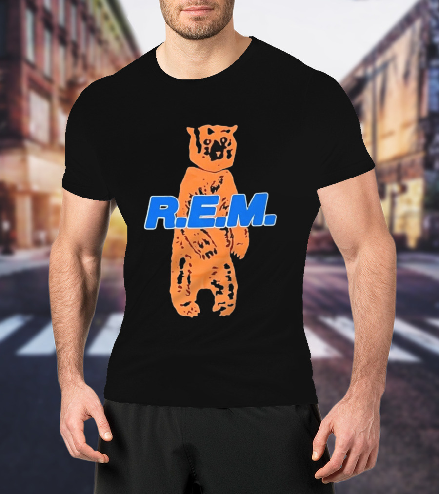 R.E.M. Bear Alternative Rock Band T-Shirt