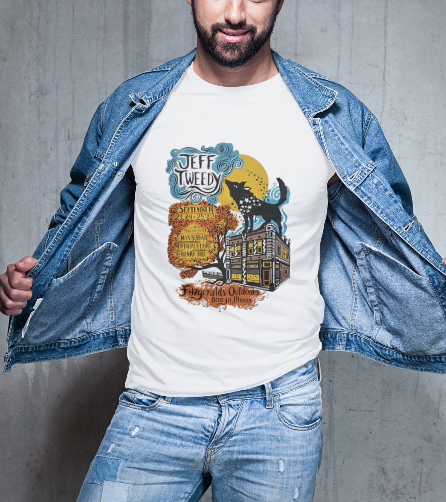Jeff Tweedy September 24 25 2026 With Mavis Staples FitzGeralds Outdoors Berwyn Illinois T-Shirt