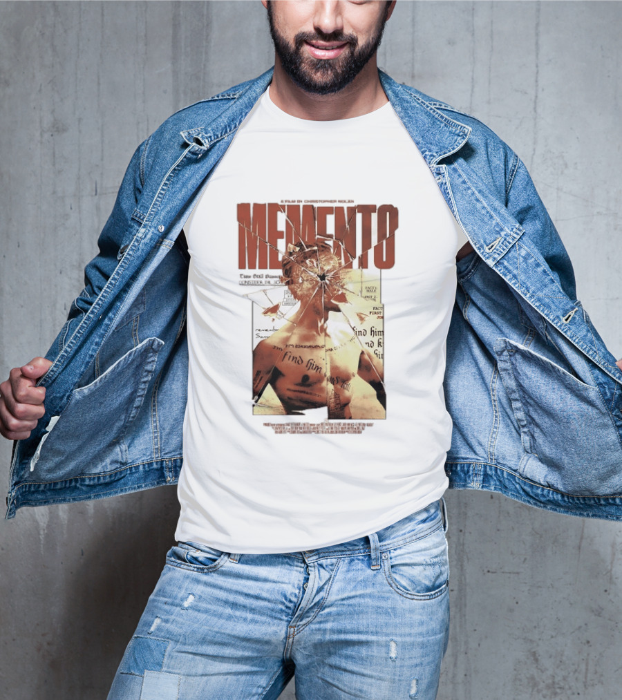 Memento Christopher Nolan Guy Pearce Crime Thriller T-Shirt