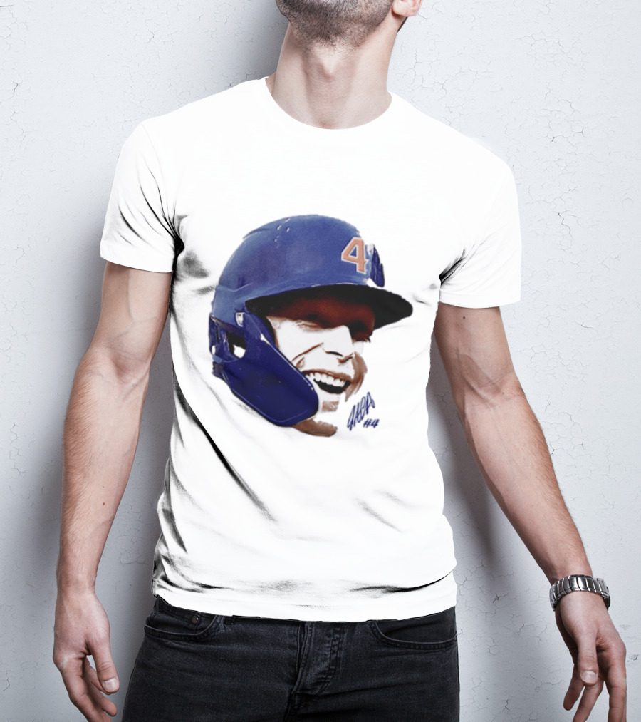 Pete Crow Armstrong Chicago Cubs Big Head Number 40 Baseball T-Shirt