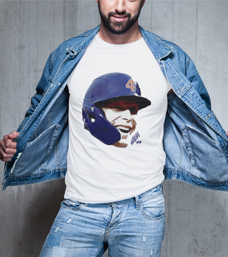 Pete Crow Armstrong Chicago Cubs Big Head Number 40 Baseball T-Shirt