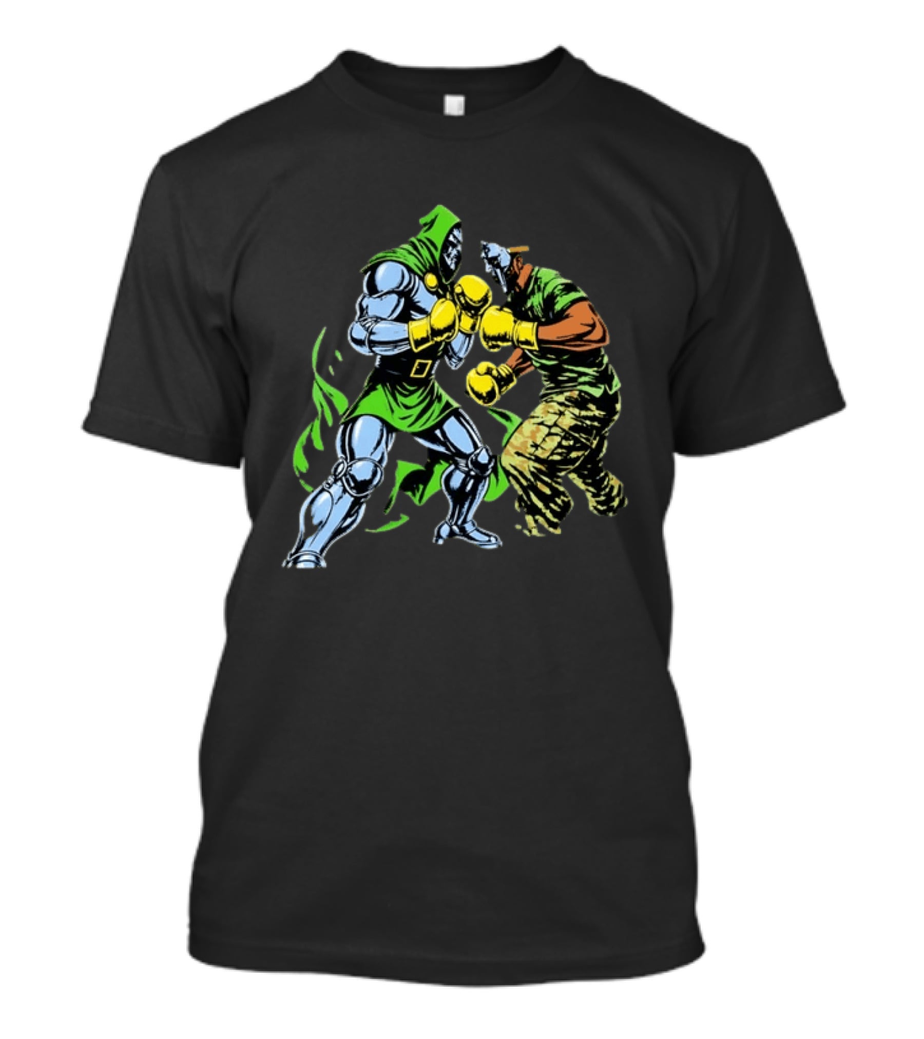 Doctor Doom Vs MF DOOM Marvel Boxing Match Showdown T-Shirt