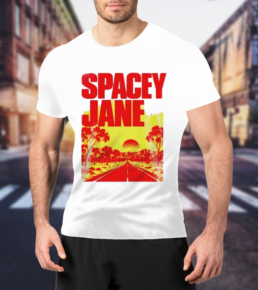 Spacey Jane Live Tour Australian Outback Sunset Scene T-Shirt