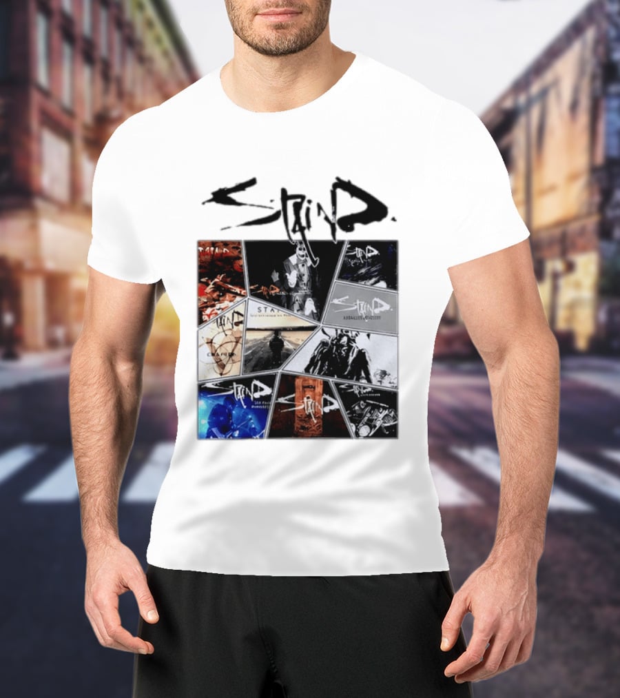 Staind Album Covers Collection Alternative Metal Band T-Shirt